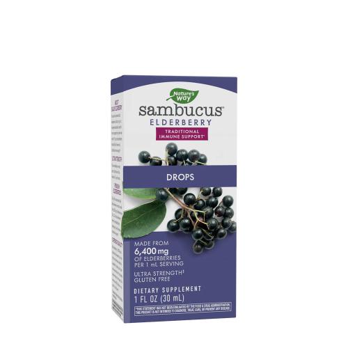 Natures Way Sambucus Drops (30 ml, Bodza)