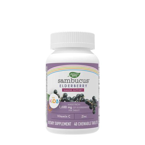 Natures Way Sambucus Kids Immune Chewable (40 Rágótabletta)