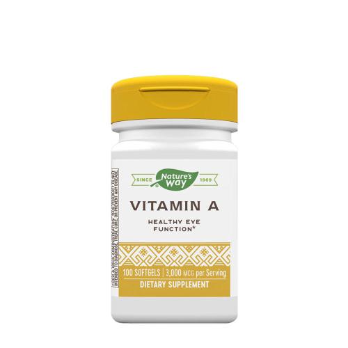 Natures Way Vitamin A (100 Lágykapszula)