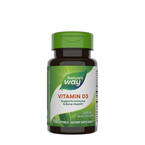 Natures Way Vitamin D3 (120 Lágykapszula)