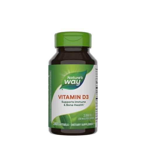 Natures Way Vitamin D3 (240 Lágykapszula)