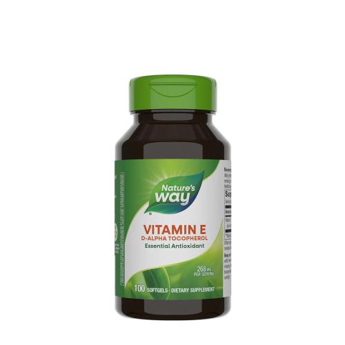 Natures Way Vitamin E D-Alpha Tocopherol (100 Lágykapszula)