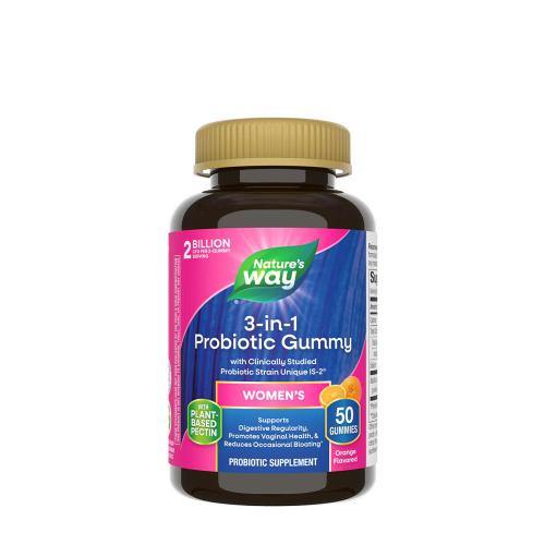 Natures Way 3-in-1 Probiotic Women's Gummy (50 Gumicukor)