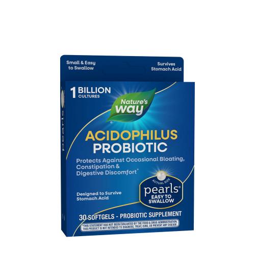 Nature's Way Probiotic Pearls® Acidophilus (30 Lágykapszula)