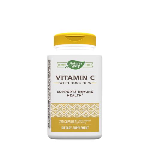 Natures Way Vitamin C with Rose Hips - C-Vitamin Csipkebogyóval (250 Kapszula)