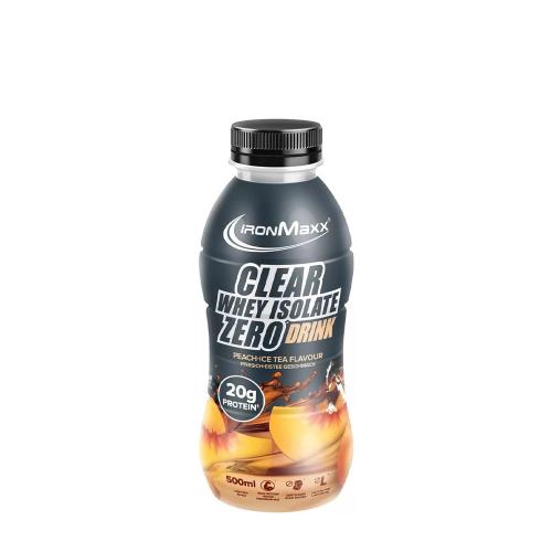 Ironmaxx Clear Whey Isolate Zero Drink (500 ml, Barackos Jeges Tea)