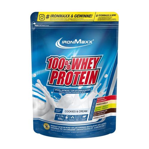 Ironmaxx 100% Whey Protein (500 g, Csokis Keksz és Krém )