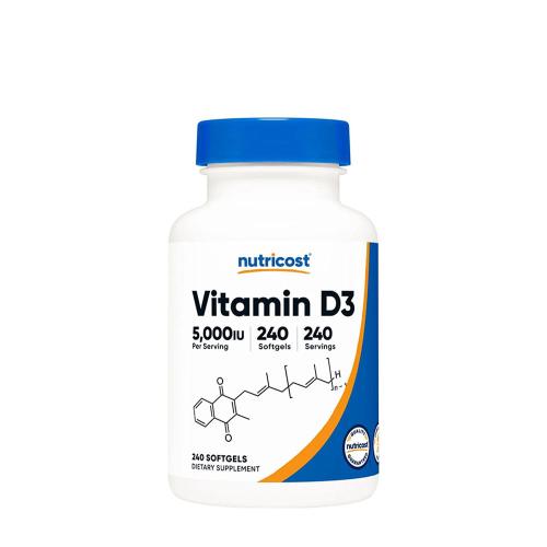 Nutricost Vitamin D3 5.000 NE (240 Lágykapszula)