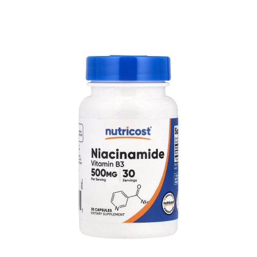 Nutricost Vitamin B3 Niacinamide 500 mg (30 Kapszula)