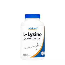 Nutricost L-Lysine Tablets (120 Tabletta)