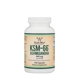   Double Wood Supplements KSM-66 Ashwagandha 600 mg (120 Kapszula)