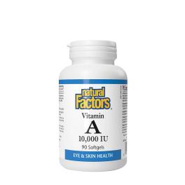 Natural Factors Vitamin A 10,000 NE (90 Lágykapszula)