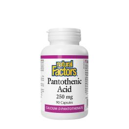 Natural Factors Pantoténsav 250 mg (90 Kapszula)