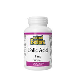 Natural Factors Folic Acid 1 mg - Folsav (90 Tabletta)