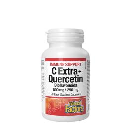   Natural Factors C Extra + Quercetin Bioflavonoids 500 mg/250 mg (90 Kapszula)
