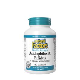   Natural Factors Acidophilus & Bifidus Double Strength (180 Kapszula)