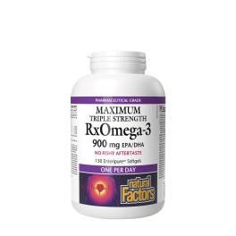   Natural Factors RxOmega-3 Maximum Triple Strength 900 mg (150 Lágykapszula)