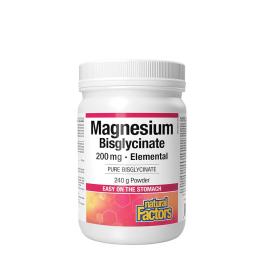 Natural Factors Magnesium Bisglycinate Pure 200 mg (240 g)