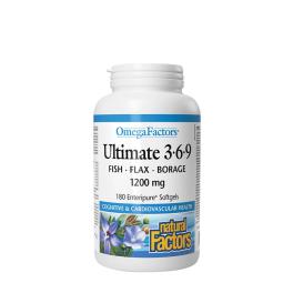   Natural Factors Ultimate 3-6-9 – 1200 mg  (90 Lágykapszula)