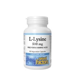Natural Factors L-Lysine Amino Acid 500 mg (90 Kapszula)