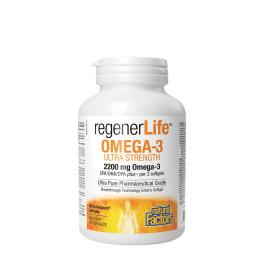   Natural Factors RegenerLife Omega-3 Ultra Strength 2200 mg  (90 Lágykapszula)