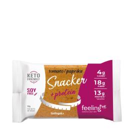   FeelingOK High Protein+Fiber Snacker - Magas Fehérje és Rost Tartalmú Snacker (50 g, Paradicsom és Paprika)