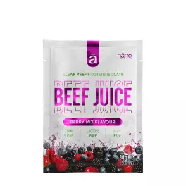 Nanosupps Beef Juice - Marhafehérje (30 g, Berry Mix)