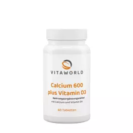 Vitaworld Kalcium 600 + D3-vitamin (60 Tabletta)
