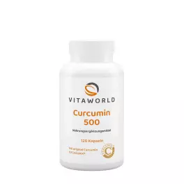 Vitaworld Curcumin 500 mg - Kurkuma 500 mg (120 Kapszula)