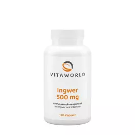 Vitaworld Gyömbér 500 mg (120 Kapszula)