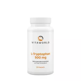   Vitaworld L-Tryptophan 500 mg - L-triptofán 500 mg (60 Kapszula)