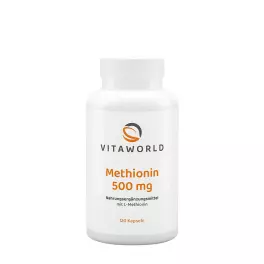 Vitaworld Methionine 500 mg - Metionin 500 mg (120 Kapszula)