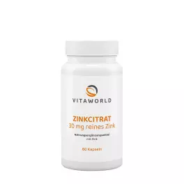 Vitaworld Cink-Citrát 30 mg (60 Kapszula)
