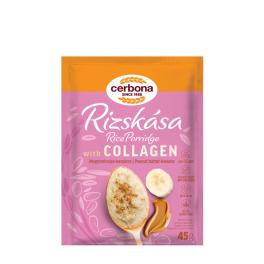 Cerbona Mogyoróvajas-Banános Rizskása Kollagénnel (45 g)