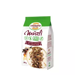 Cerbona Gluténmentes Csokoládés-Mandulás Müzli (200 g)