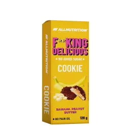   ALLNUTRITION Fitking Cookie Banana Peanut Butter Keksz (128 g)