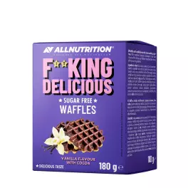   ALLNUTRITION Fitking Delicious Waffle Vanilla Flavour With Cocoa Gofri (180 g)