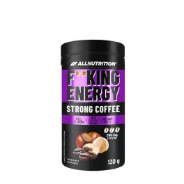   ALLNUTRITION Erős Kávé - FitKing Energy Strong Coffee (130 g, Mogyoró)