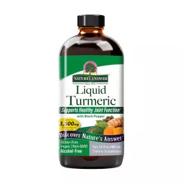   Nature's Answer Turmeric with Black Pepper - Kurkuma Fekete Borssal (16 fl. oz.)