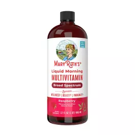   MaryRuth's Liquid Morning Multivitamin - Folyékony Multivitamin (32 fl. oz., Málna)