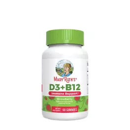   MaryRuth's D3 + B12 Gummies - D3 + B12 Gumicukor (60 Gumicukor, Eper)