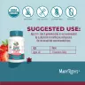 MaryRuth's Organic Hair, Skin, & Nails Gummies - Bio Haj Bőr és Köröm Gumicukor (60 Gumicukor, Eper)