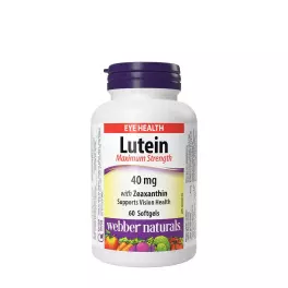   Webber Naturals Lutein 40 mg with 7 mg Zeaxanthin - Lutein 40 mg 7 mg zeaxantinnal (60 Lágykapszula)