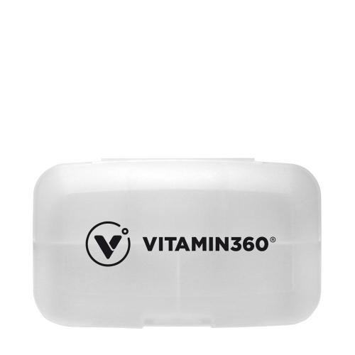 Vitamin360 5 Rekeszes Kapszulatartó - Pill Box (Fehér)
