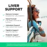 Vitamin360 Liver Support – Prémium májvédő formula máriatövissel és articsóka kivonattal (60 Veg Kapszula)