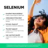 Vitamin360 Selenium 200 mcg – Szerves Szelén, Pajzsmirigy egészség (30 Veg Kapszula)